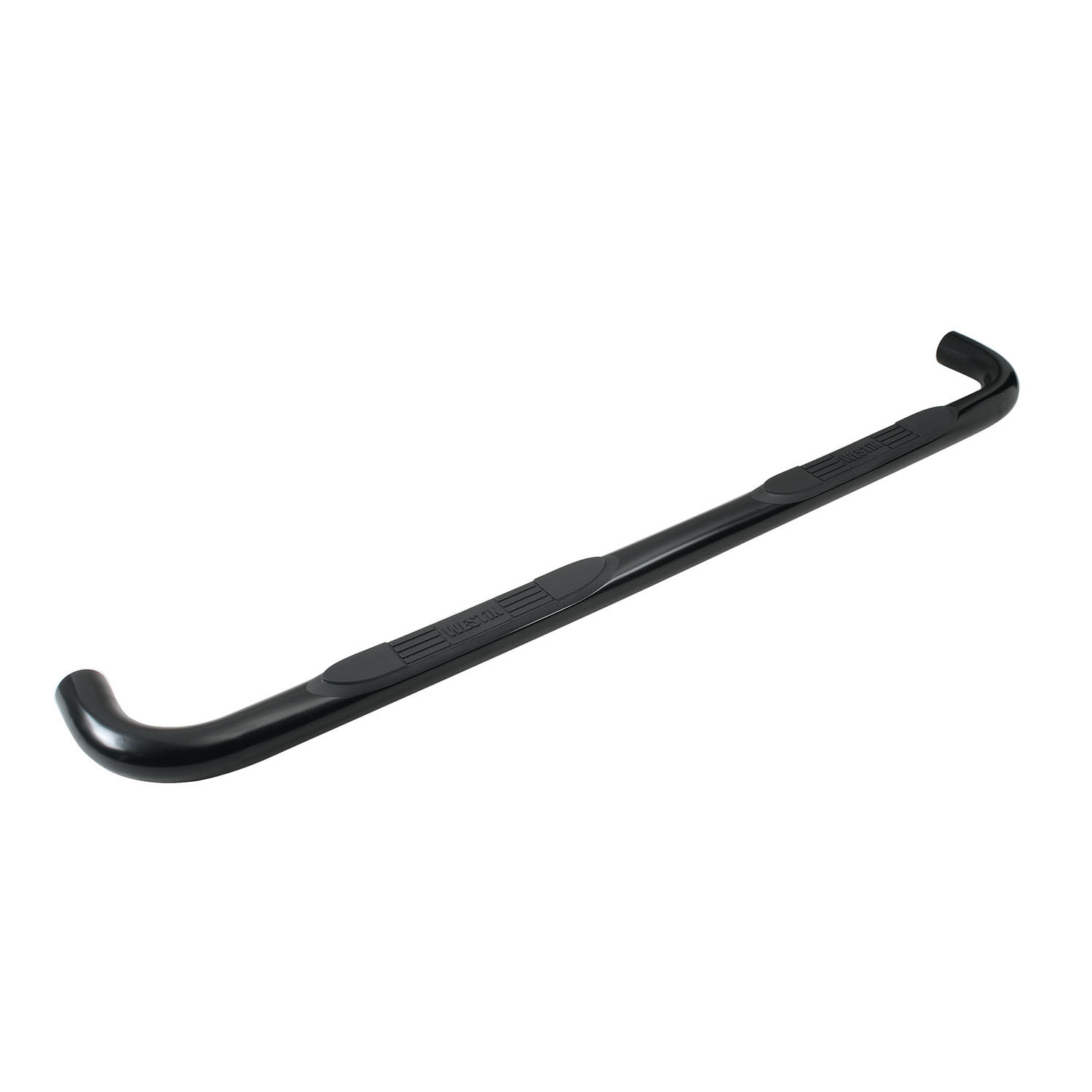 E-Series 3 Round Nerf Bars Black Isolated