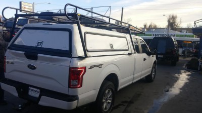 Ford F-150, Toolmaster Topper w/ Rack