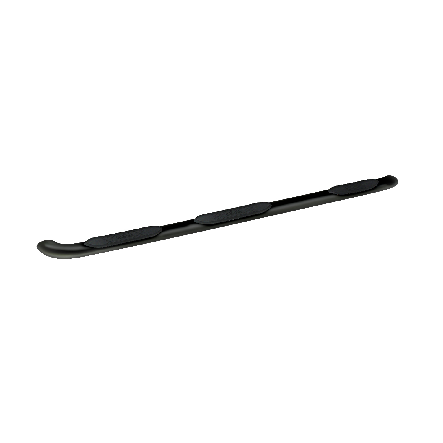 Platinum 4 Oval Wheel-to-Wheel Step Bars Black
