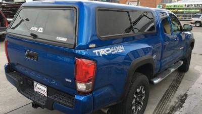 2016 Tacoma, V-Series, 8T0 Blue, ARE Topper