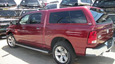 Dodge, ARE Z-Series, Maroon Truck Topper