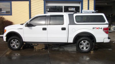 F-150 White, Overland Edition