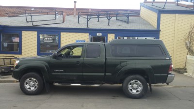 Toyota Tacoma, MX Series Topper, Dark Green