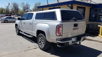 2016 GMC Canyon, Z-Series Topper, Side Sliders