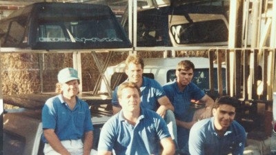 Vintage Photo, Chris & Staff, circa 1989