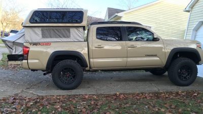 2016 Tacoma, ARE V-Series, EZ-Topper Lift